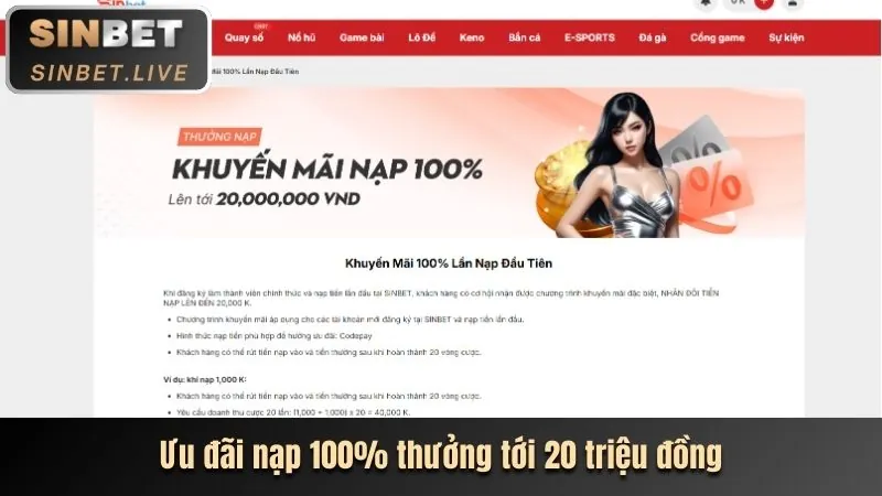 Giao diện đăng ký và nạp tiền AE789